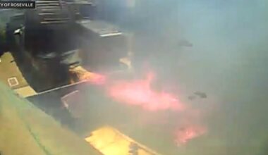 Roseville video shows lithium-ion battery ignite in garbage truck