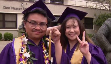 Mother and son graduate together at SF State
