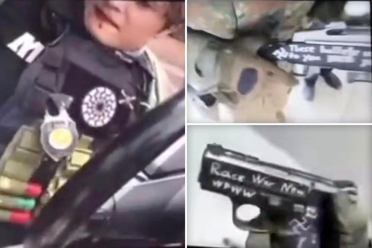 San Diego mosque shooter wore Nazi symbols, inscribed vile 3-word message on guns in alleged video