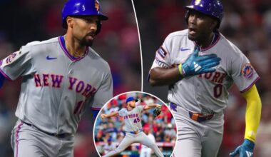 Ronny Mauricio's late homer leads Mets past Angels for win to start May