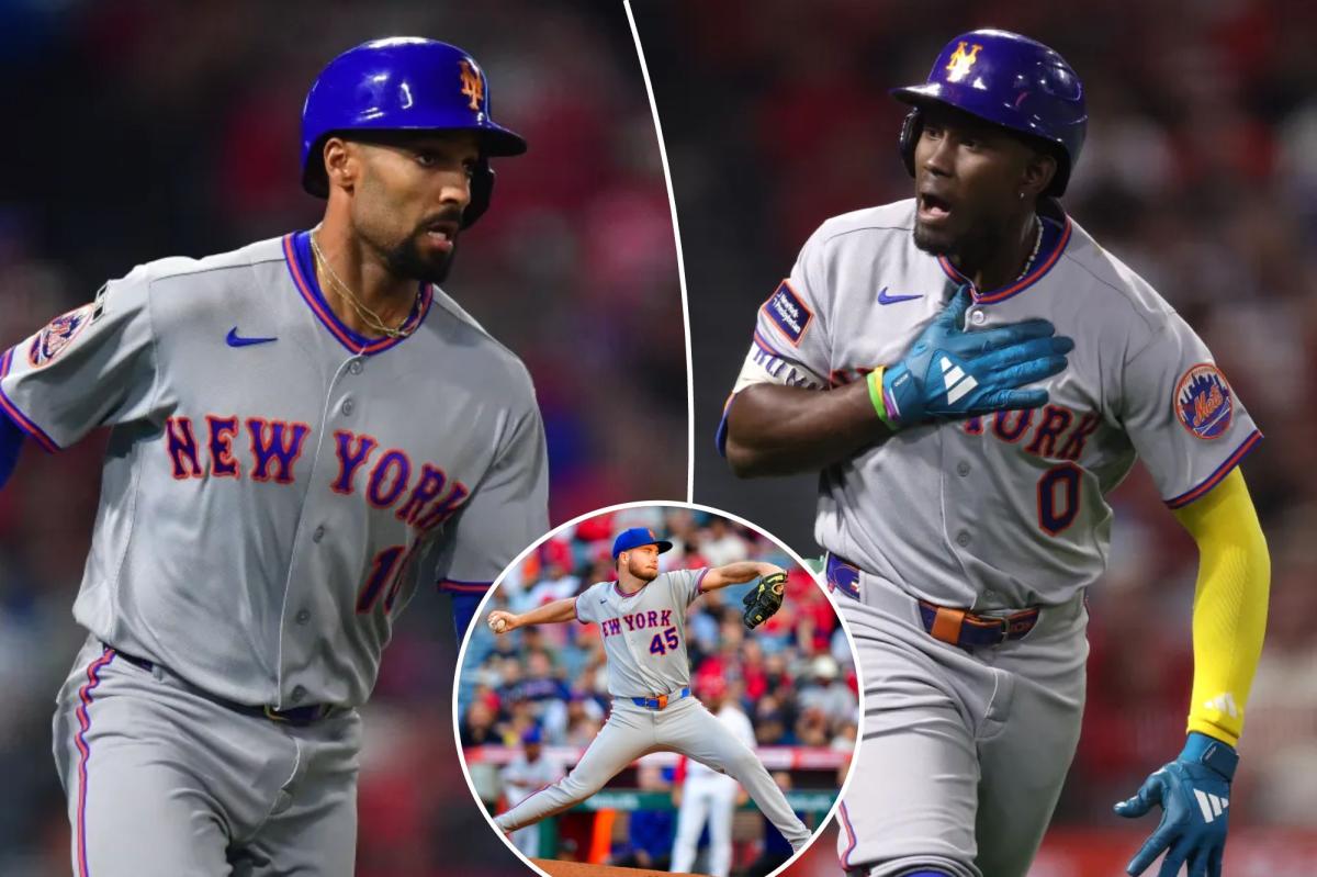 Ronny Mauricio's late homer leads Mets past Angels for win to start May