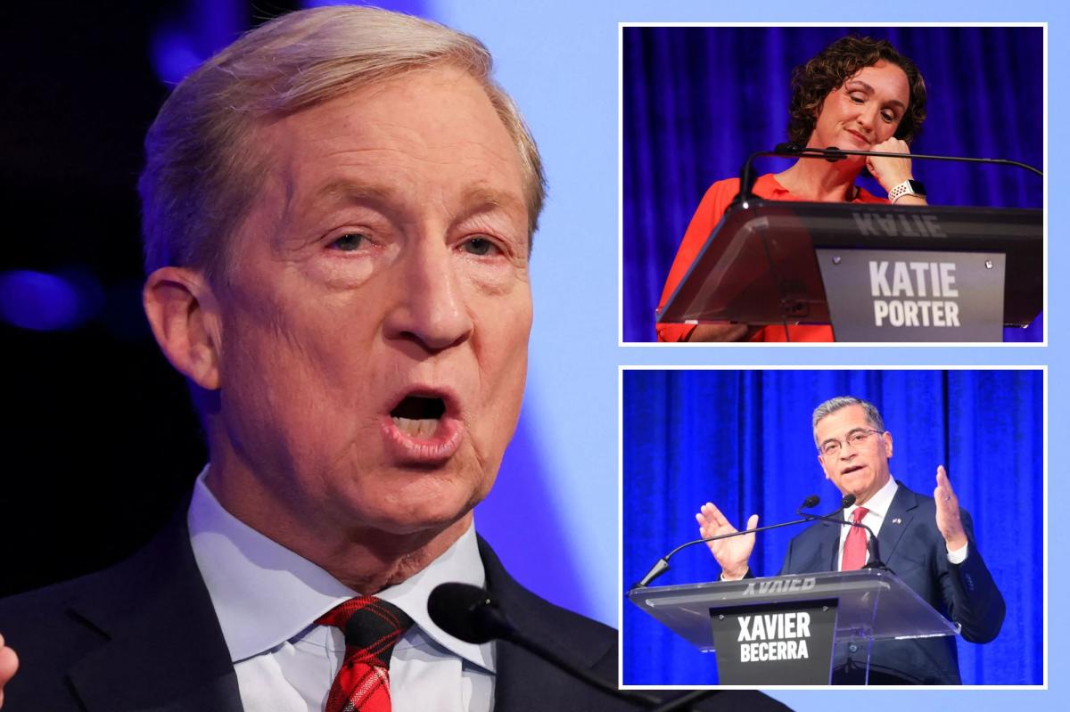 Katie Porter attacks Becerra, boosts Steve Hilton in California governor's debate