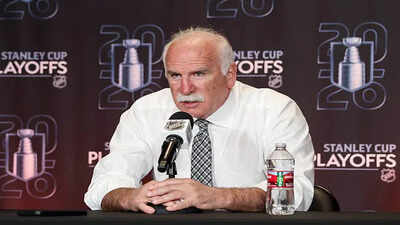 Anaheim Ducks coach Joel Quenneville furious following disputed Vegas Golden Knights NHL Game 1 officiating decision