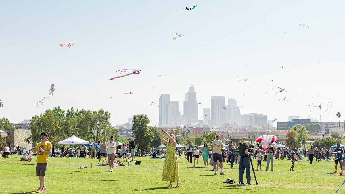 Let’s fly kites at a free festival, a sweet spring party with a DTLA backdrop – NBC Los Angeles