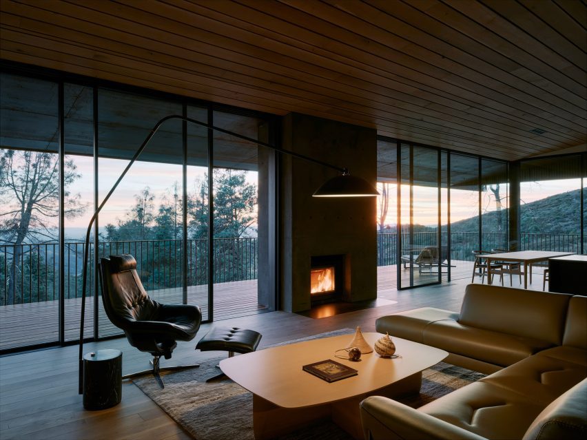 Living room in a Californian house