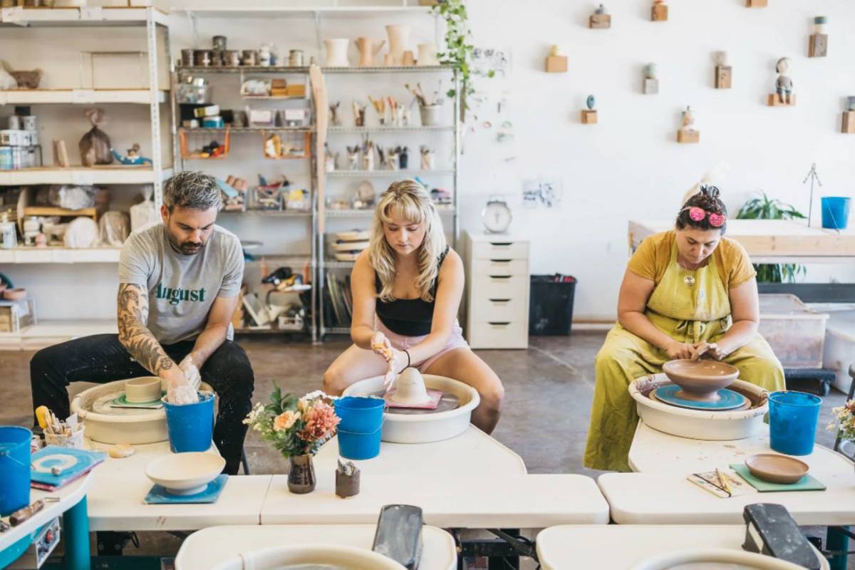 Get messy with rescue pups at this pottery workshop this weekend