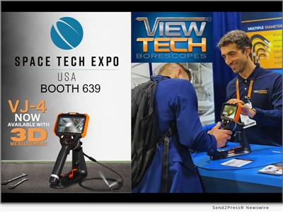 IMAGE CAPTION: ViewTech Borescopes will exhibit at Space Tech Expo USA 2026, June 2-4 at the Anaheim Convention Center in Anaheim, California. Attendees are invited to visit Booth 639 for hands-on demonstrations of the VJ-4 video borescope featuring advanced 3D measurement capabilities for aerospace, defense, and industrial inspection applications.