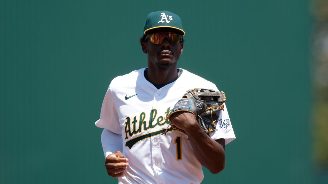 Athletics' Clarke out until at least July with hamstring strain