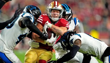 49ers' McCaffrey: Workload managed in practice, not games