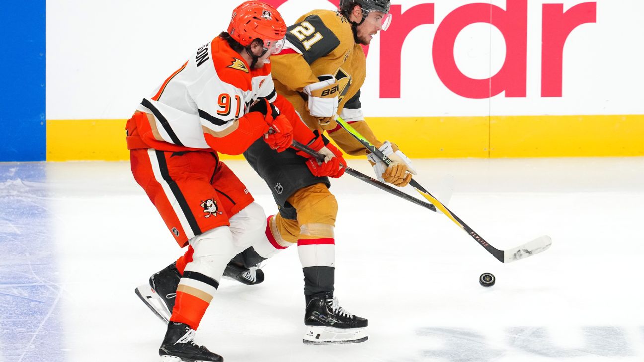 Ducks pull even with Golden Knights with unexpected defensive gem