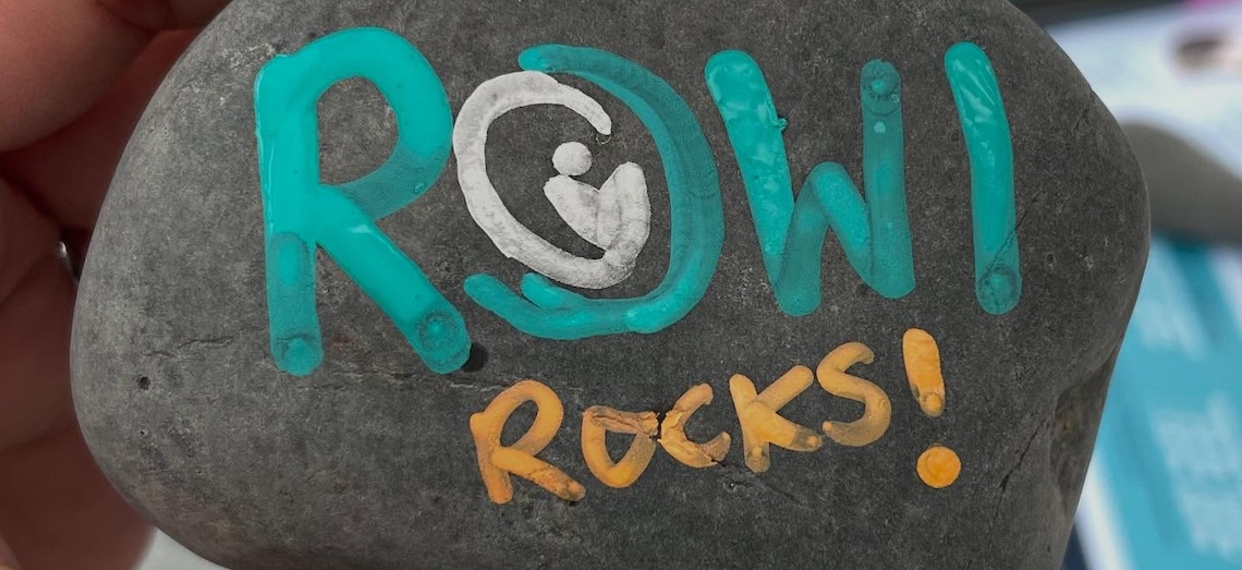 rock with rowi written