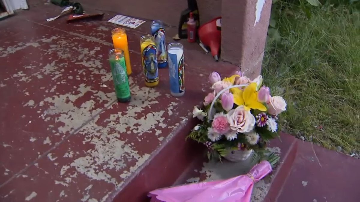 Neighbors honor mother killed as her daughter is still missing – NBC Los Angeles