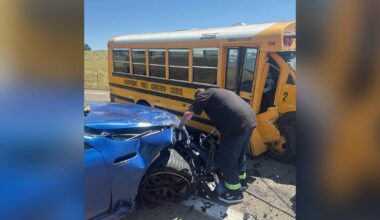 School bus involved in Sacramento County crash on Scott Road
