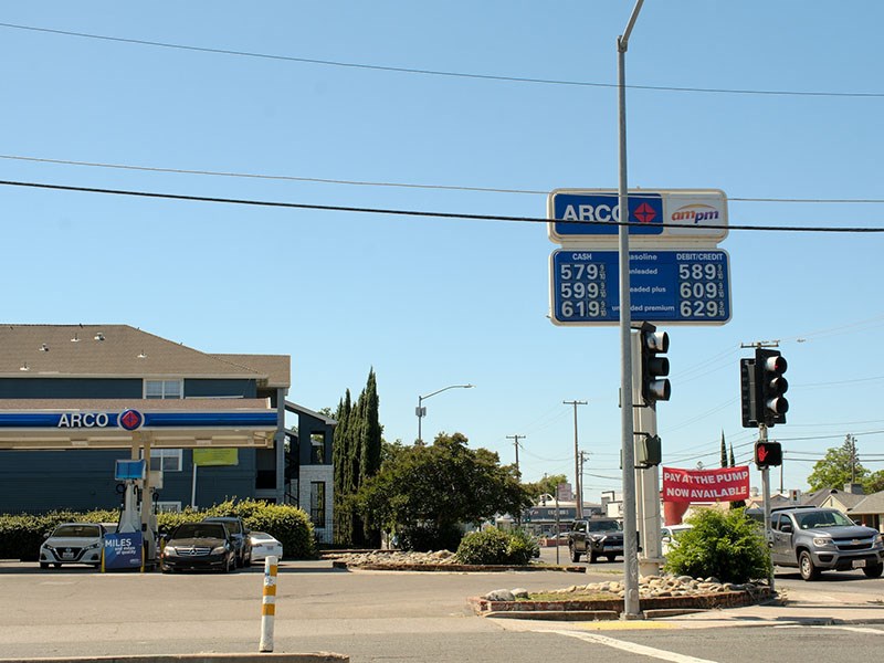 An Arco gas station on the corner of 4th Avenue and 65th Street in Sacramento, CA on May 19, 2026.