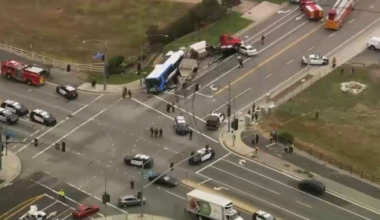 At least 13 injured in crash between city bus and gravel truck in Santa Clarita – NBC Los Angeles
