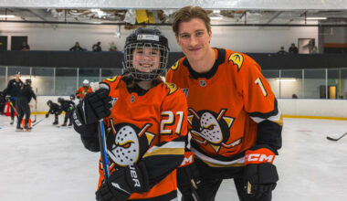 King Clancy nominee essay: Dostal of Ducks donates to charity for each save made