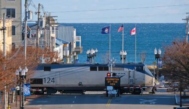 Amtrak resumes service to this 7-mile-long beach 2 hours from Boston—with a pier, boardwalk, and carnival rides