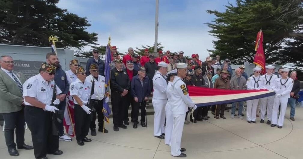 Memorial Day ceremony at USS San Francisco Memorial honors those who died in Battle of Guadalcanal