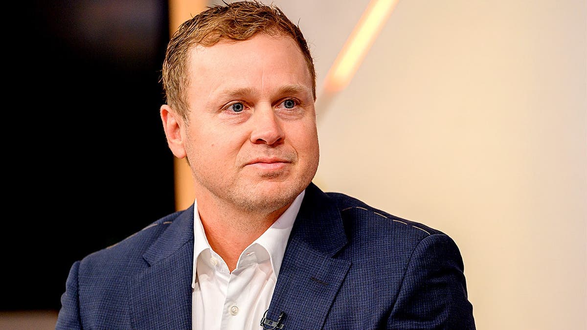 Spencer Pratt appears during 'Fox & Friends' studio visit.