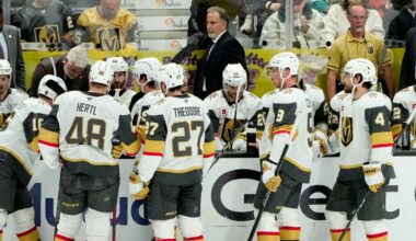 Golden Knights fail to step up in Stone's absence in Game 4