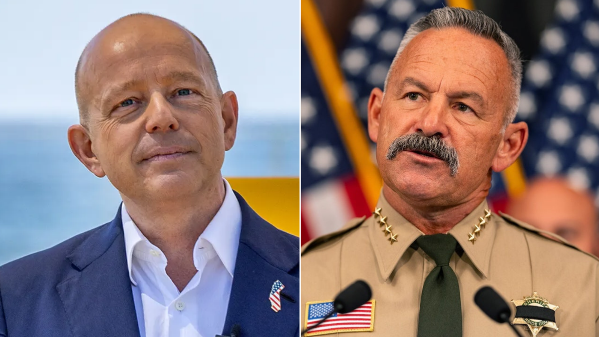 Steve Hilton and Chad Bianco standing side by side