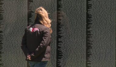 Vietnam Veterans Memorial replica visits Stockton: "We say their names so they won't be forgotten"