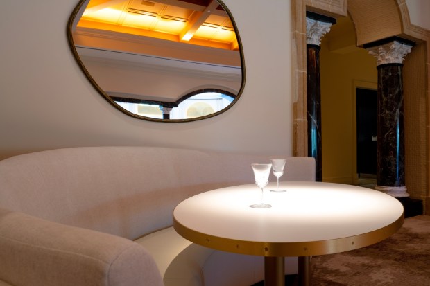 New dining room seating at Addison by William Bradley, a Michelin three-star restaurant in San Diego's Carmel Valley, on Friday, May 22, 2026. The restaurant, celebrating its 20th anniversary this year, reopened May 19 after a 52-day renovation.  (Nelvin C. Cepeda / The San Diego Union-Tribune)