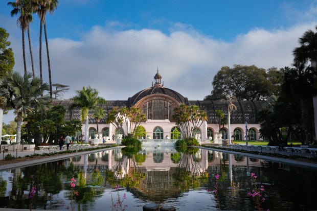 Following the unveiling of the restored 1915 historic pergola by Forever Balboa Park, guests enjoyed a walk through the Botanical Building on Friday, April 10, 2026, in San Diego, CA. (Nelvin C. Cepeda / The San Diego Union-Tribune)