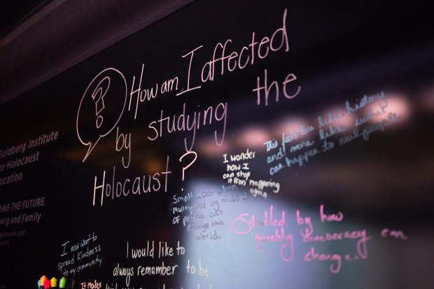 Reflections written by prior attendees of Spark Interactive on May 3, 2026. (McKenzie Patterson / For The San Diego Union-Tribune)