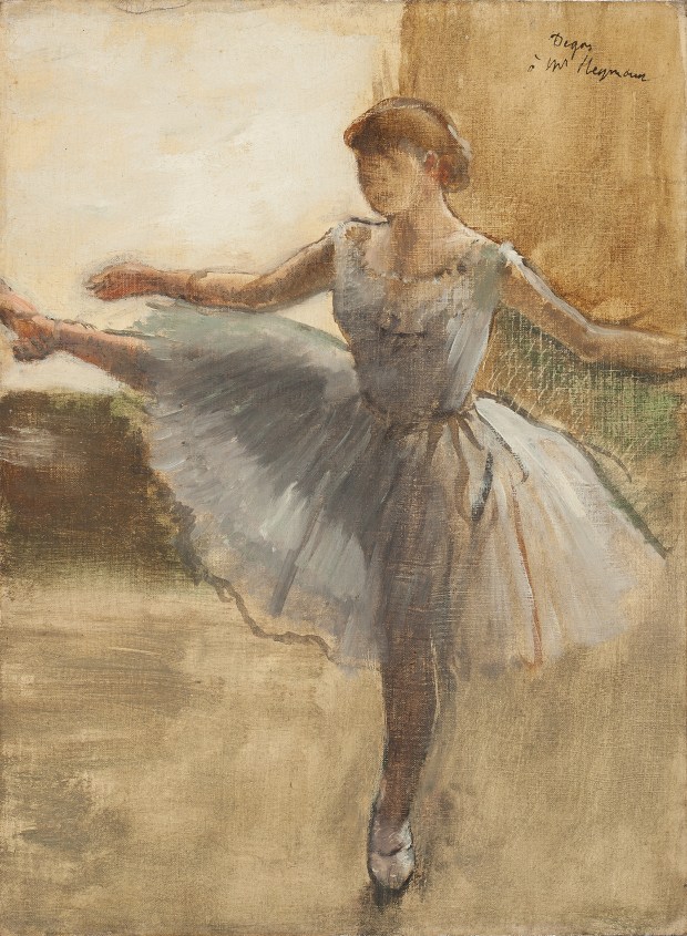 French painter Edgar Degas' 1876 work "The Ballerina" is the inspiration for a dance work in San Diego Ballet's upcoming "I Love Paris" dance concert. (San Diego Museum of Art, purchase through the Earle W. Grant Acquisition Fund, 1976)