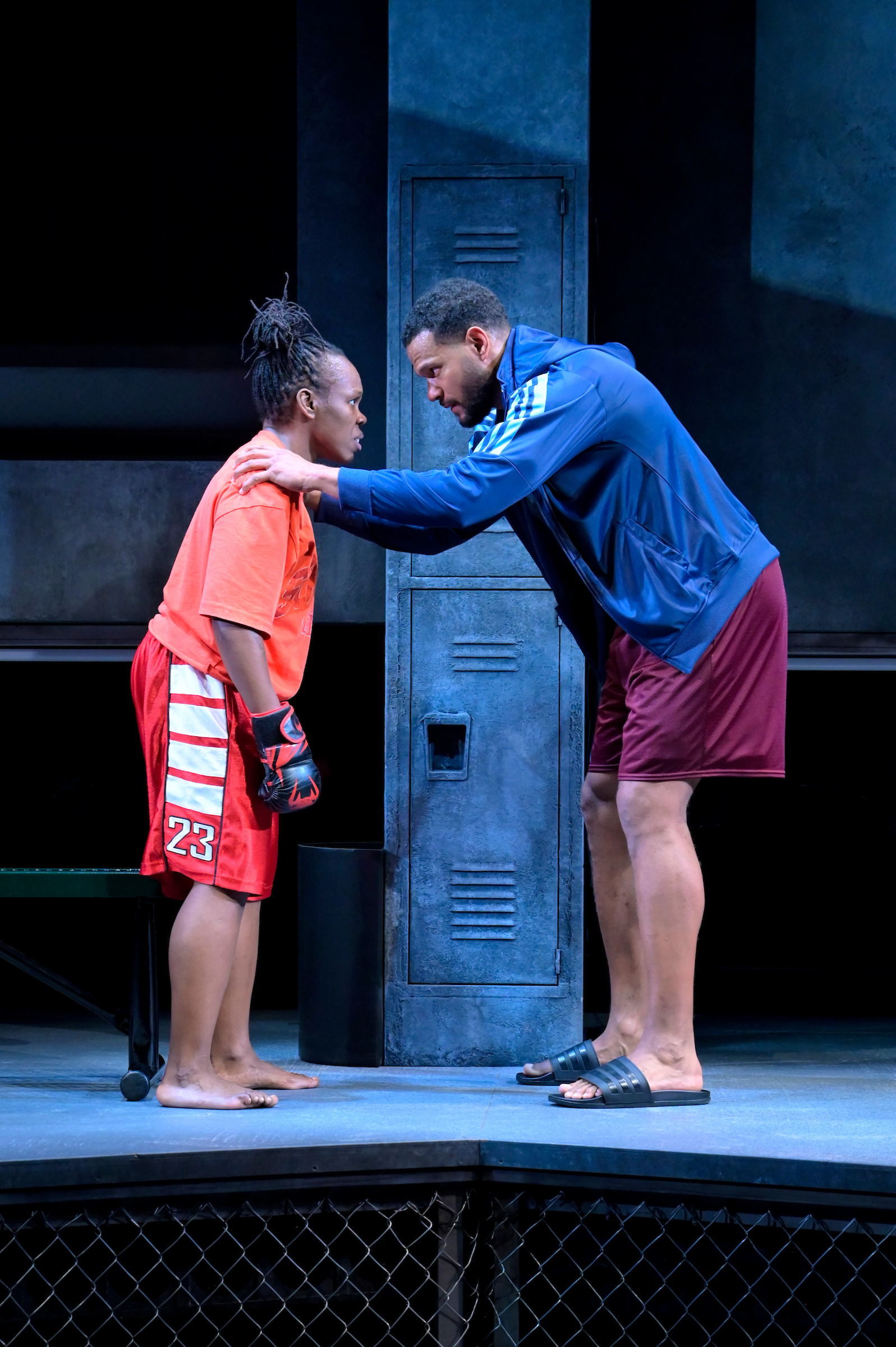 Ngozi Anyanwu, left, and Sullivan Jones in the La Jolla...