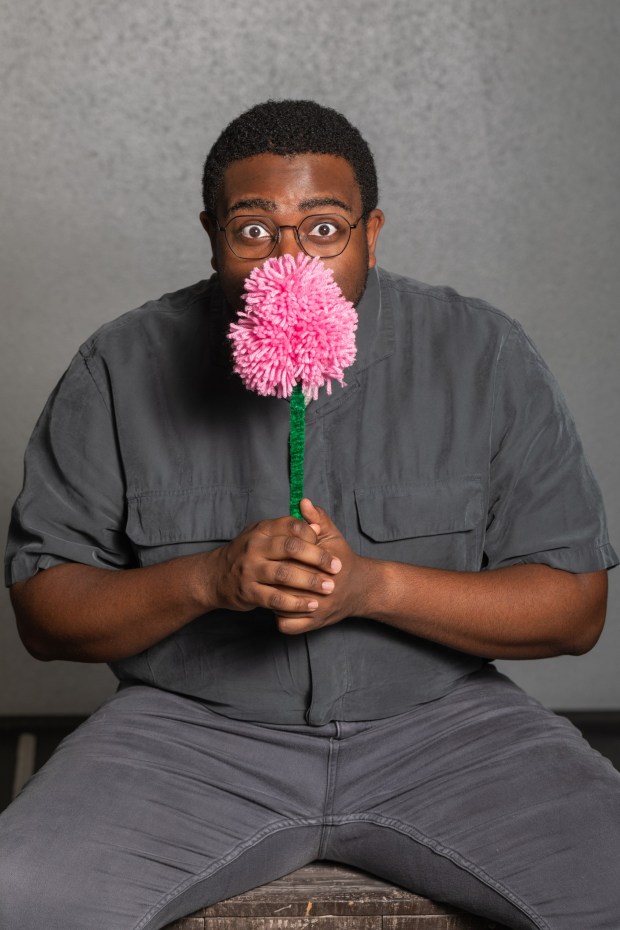 Jordan Brownlee plays Horton in San Diego Musical Theatre's "Seussical the Musical." (Karli Cadel)