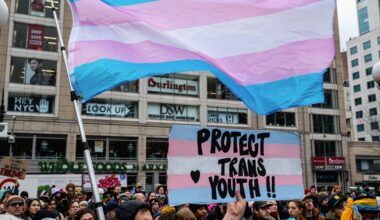 LGBTQ activists speak out after 'Save Girls Sports' rally rocks California track meet with a trans athlete