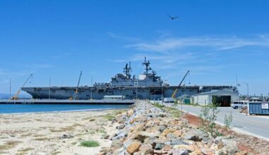 Historic carrier visits Seal Beach Weapons Station in time for Memorial Day