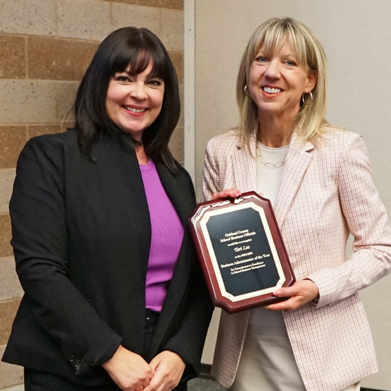 Oakland schools names business administrator of the year – The Oakland Press