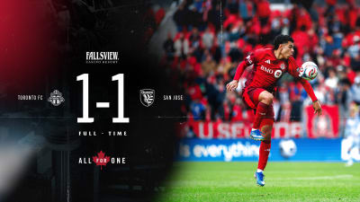 MATCH RECAP | Toronto FC 1 – 1 San Jose Earthquakes