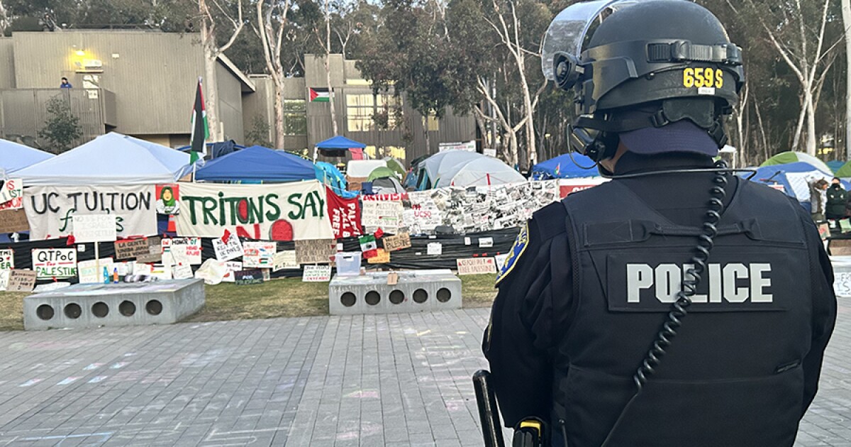 Ex-UCSD student sues over arrest, discipline stemming from protest encampment