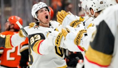 Marner, Dorofeyev propel VGK past Ducks in Game 6, into conference finals