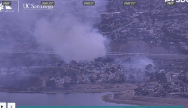 Brush fire near Spring Valley prompts evacuation orders