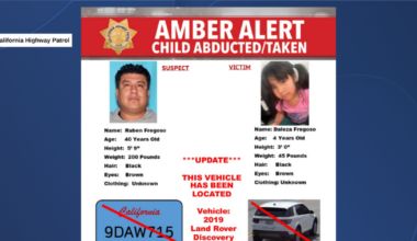 Amber Alert in effect in San Diego County for 4-year-old girl abducted in LA