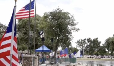 Bakersfield Breakfast Rotary plants 1,000 flags for Memorial Day