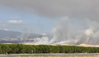 Vegetation fire burns 2,000+ acres near Edison Highway