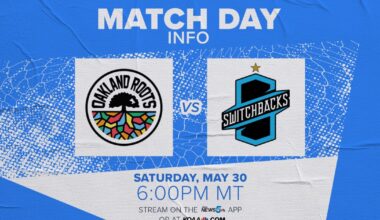 Colorado Springs Switchbacks FC take on Oakland Roots SC