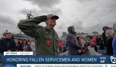 Thousands gather aboard USS Midway to honor fallen servicemembers