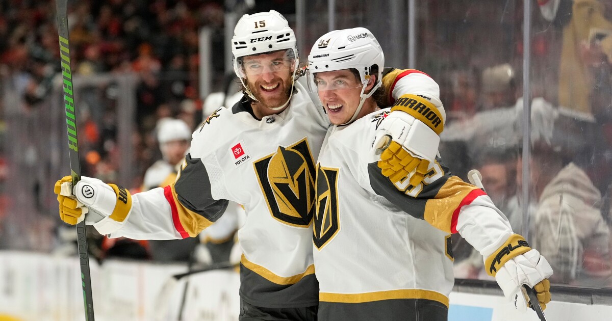 Marner's first playoff hat trick propels Golden Knights to 6-2 rout of Ducks