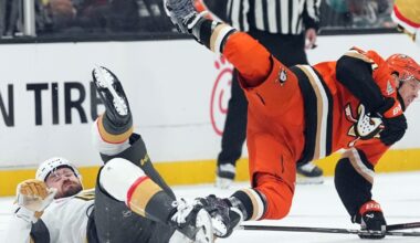 Ducks get big goals in series-evening, 4-3 win over Golden Knights in Game 4