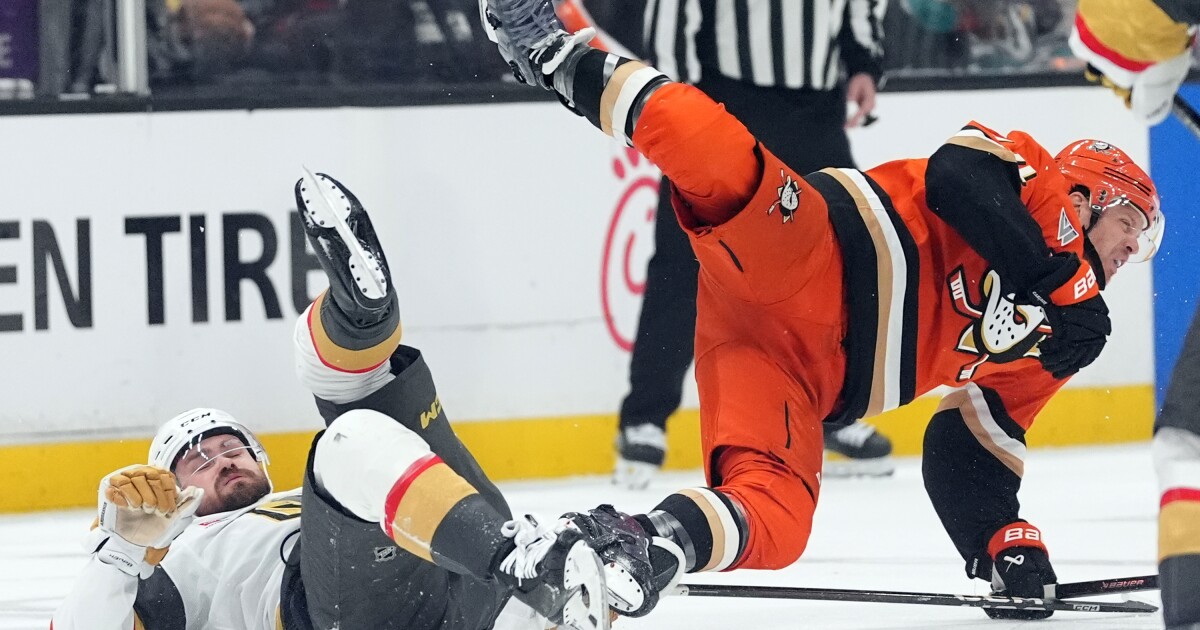 Ducks get big goals in series-evening, 4-3 win over Golden Knights in Game 4
