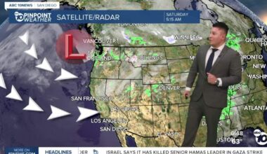Cooler weekend ahead for San Diego as marine layer deepens and winds increase
