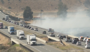 'General Fire' burning near Highway 58 east of Bakersfield