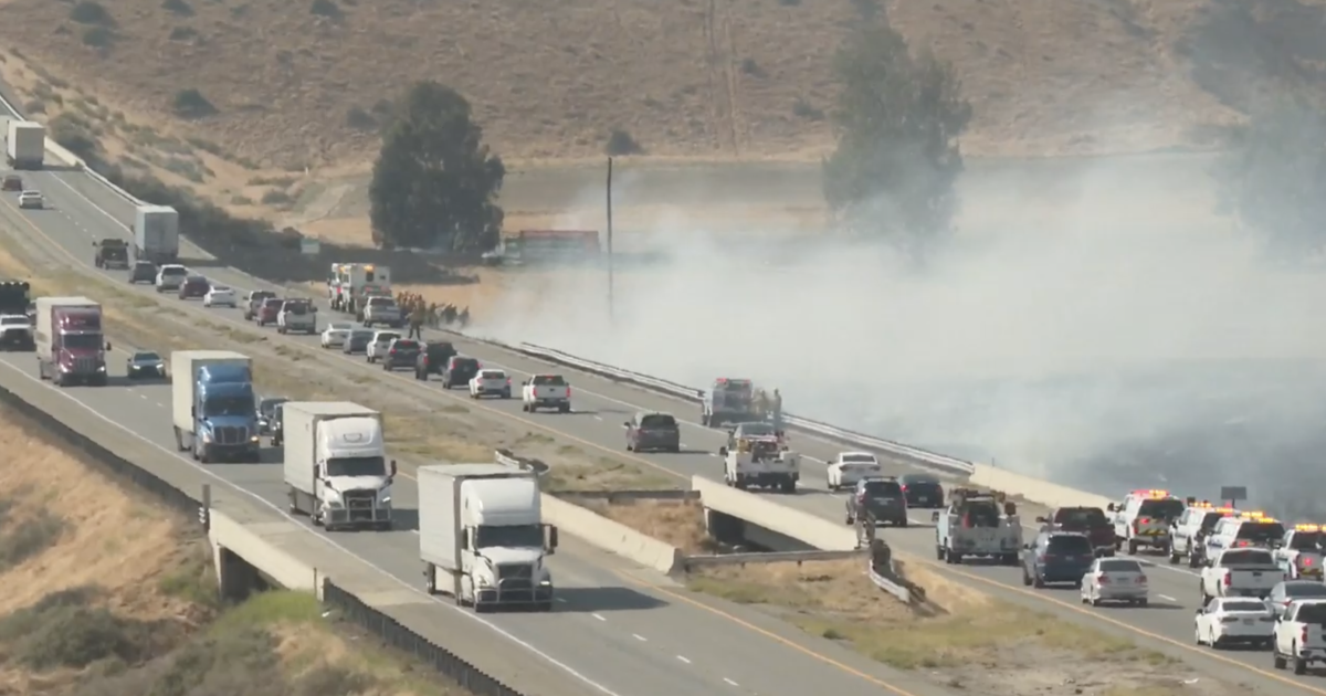 'General Fire' burning near Highway 58 east of Bakersfield